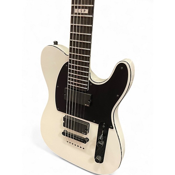 Used ESP E-II T-B7 Snow White Solid Body Electric Guitar