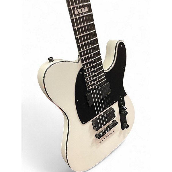 Used ESP E-II T-B7 Snow White Solid Body Electric Guitar