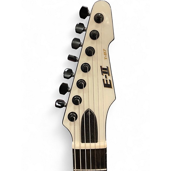 Used ESP E-II T-B7 Snow White Solid Body Electric Guitar