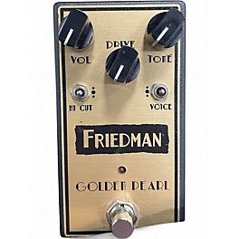 Used Friedman Golden Pearl Overdrive Effect Pedal