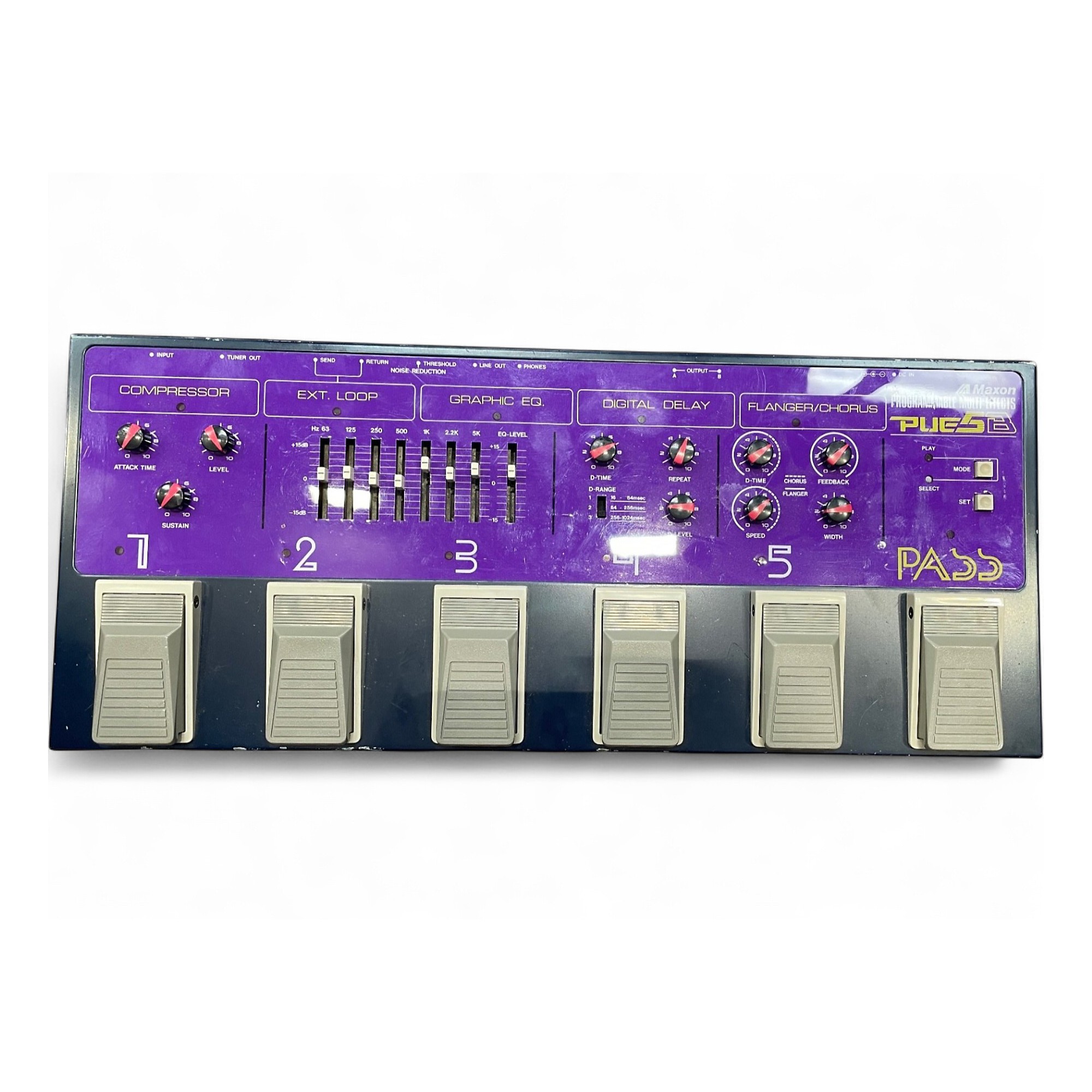ギター MAXON-PUE5 Maxon PUE5 Tube Multi Effects Operation Confirmed From Japan