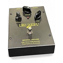 Used Electro-Harmonix Green Russian Big Muff Pi Fuzz Effect Pedal