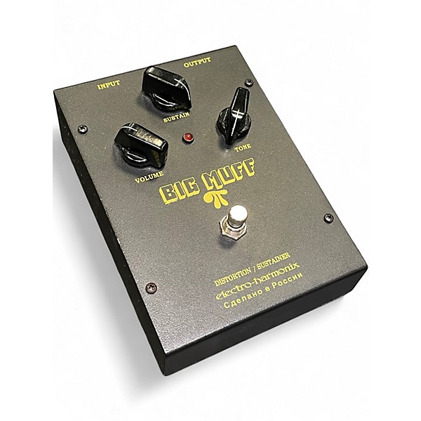 Used Electro-Harmonix Green Russian Big Muff Pi Fuzz Effect Pedal
