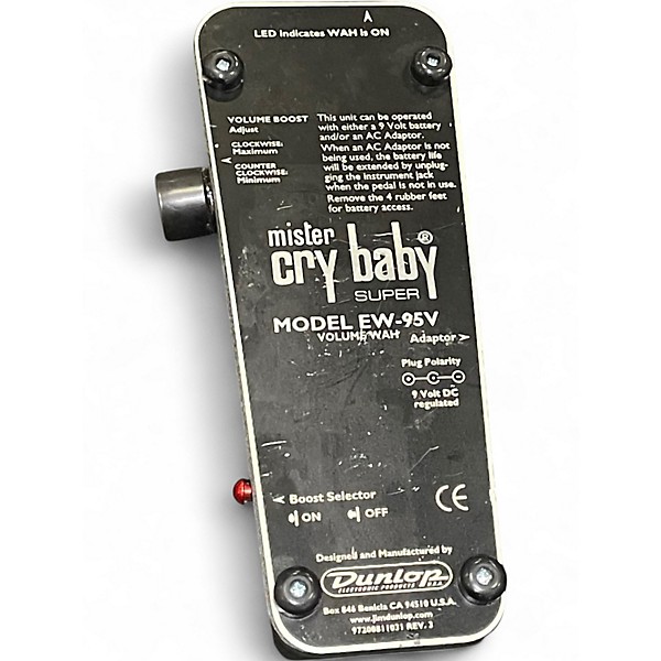 Used Dunlop Mister Crybaby Super Effect Pedal