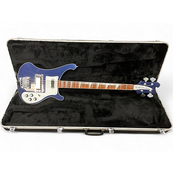 Used Rickenbacker 4003 Midnight Blue Electric Bass Guitar