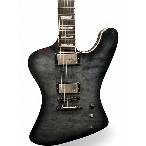 Used ESP LTD PHOENIX 1000 Trans Black Solid Body Electric Guitar