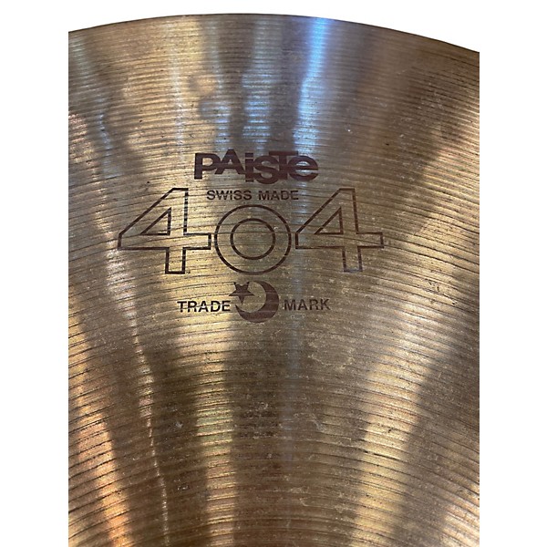 Used Paiste 20in 404 SERIES RIDE Cymbal