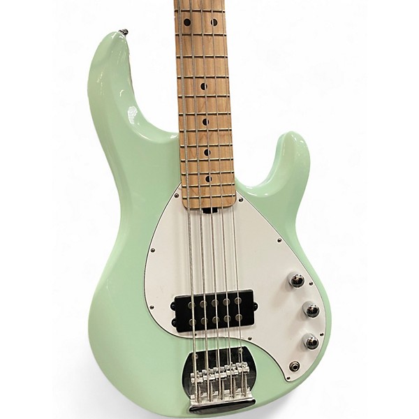 Used Sterling by Music Man SUB StingRay Ray5 Seafoam Green Electric Bass Guitar