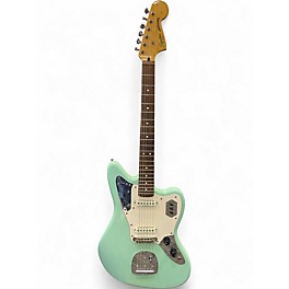 Used 2014 Squier Vintage Modified Jaguar Surf Green Solid Body Electric Guitar
