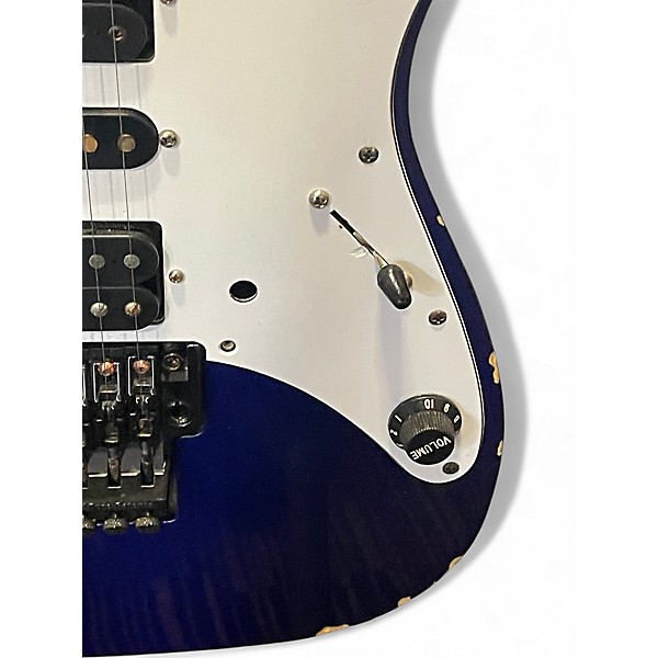 Used Ibanez RG550 Blue Solid Body Electric Guitar Blue