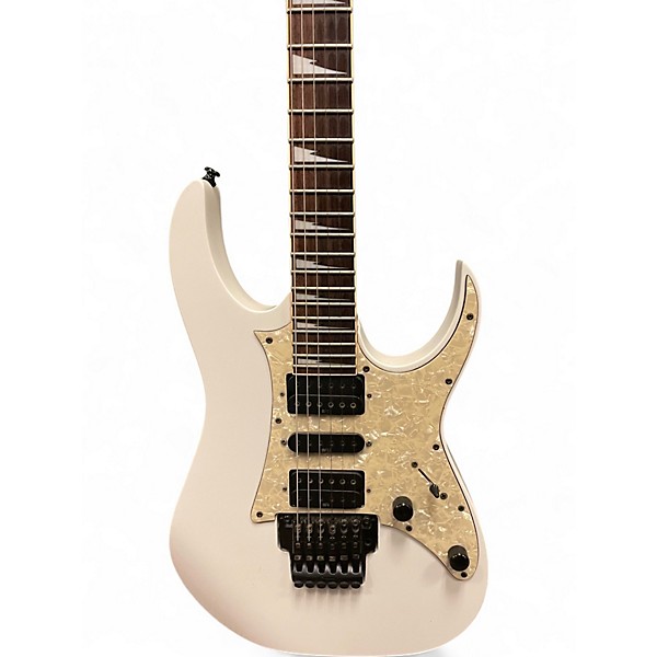 Used Ibanez RG350DX RG Series White Solid Body Electric Guitar