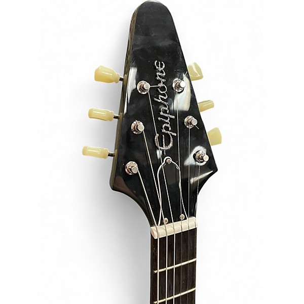 Used Epiphone 1958 Korina Flying V Olive Drab Solid Body Electric Guitar