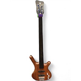 Used Warwick Corvette Standard Bubinga Natural Electric Bass Guitar