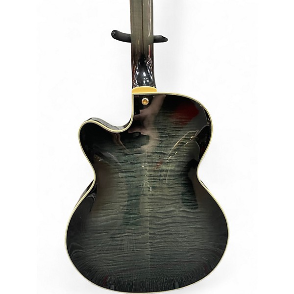 Used D'Angelico EX-DH 2 Tone Sunburst Hollow Body Electric Guitar
