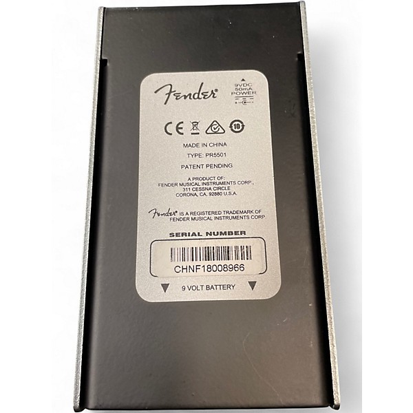 Used Fender ENGAGER BOOST Effect Pedal