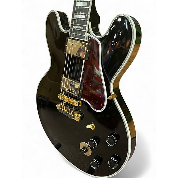 Used Gibson BB King Signature Lucille Ebony Hollow Body Electric Guitar