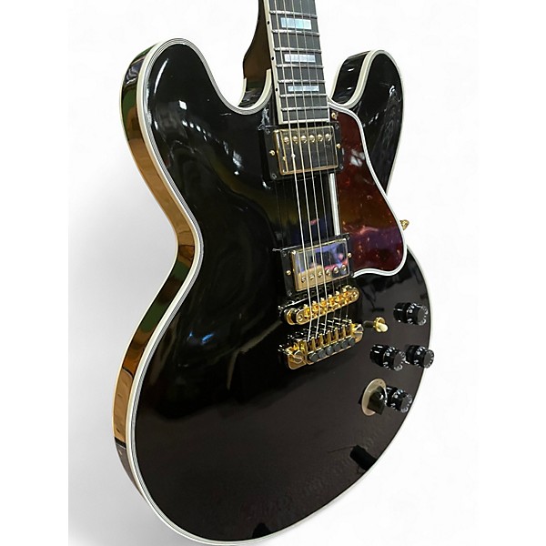 Used Gibson BB King Signature Lucille Ebony Hollow Body Electric Guitar