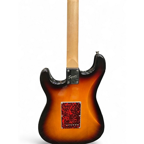 Used Squier Standard Stratocaster 3 Tone Sunburst Solid Body