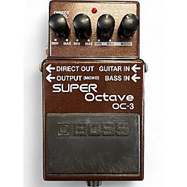 Used BOSS OC-3 Effect Pedal