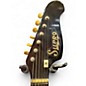 Vintage 1960s Supro Normandy S612 2 Tone Sunburst Solid Body Electric Guitar