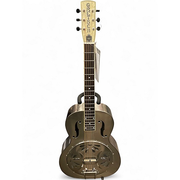 Used Gretsch Guitars G9221 METALIC SILVER Resonator Guitar