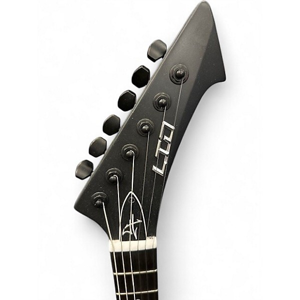 Used ESP LTD James Hetfield Snakebyte Black Solid Body Electric Guitar