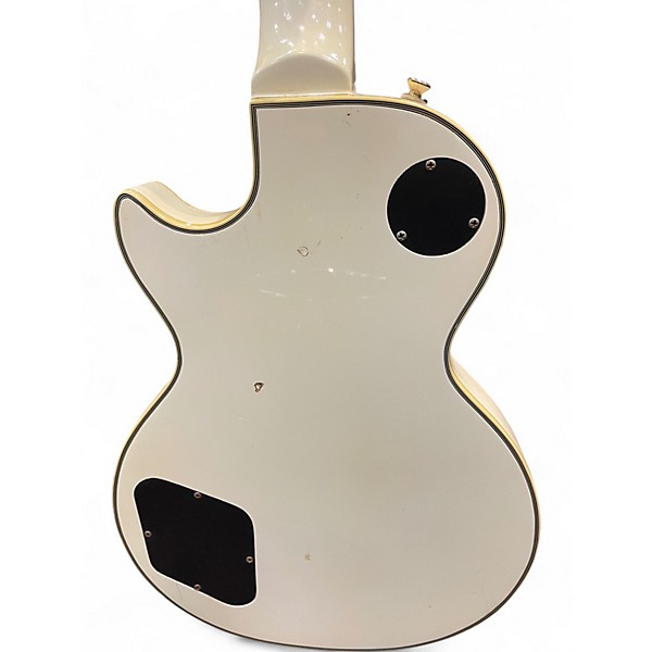 Used Epiphone Les Paul Custom White Solid Body Electric Guitar