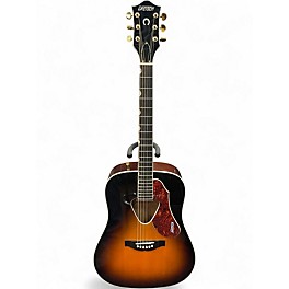 Used Gretsch Guitars G5024E Rancher Sunburst Acoustic Electric Guitar