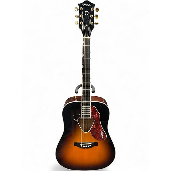Used Gretsch Guitars G5024E Rancher Sunburst Acoustic Electric Guitar
