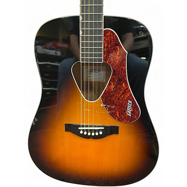 Used Gretsch Guitars G5024E Rancher Sunburst Acoustic Electric Guitar