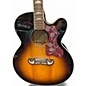 Used Epiphone J200EC STUDIO Sunburst Acoustic Electric Guitar