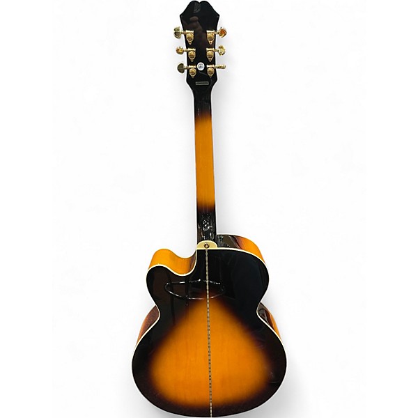 Used Epiphone J200EC STUDIO Sunburst Acoustic Electric Guitar
