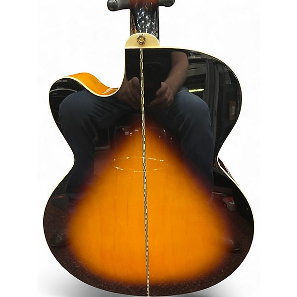 Used Epiphone J200EC STUDIO Sunburst Acoustic Electric Guitar