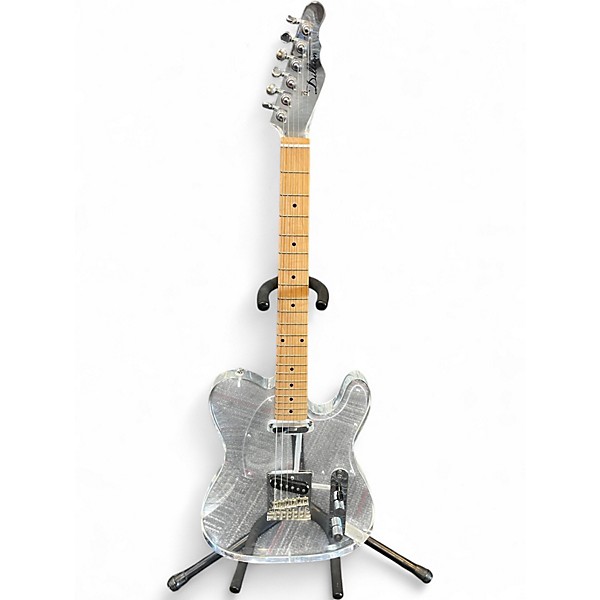Used Dillon acrylic single cut Clear Solid Body Electric Guitar