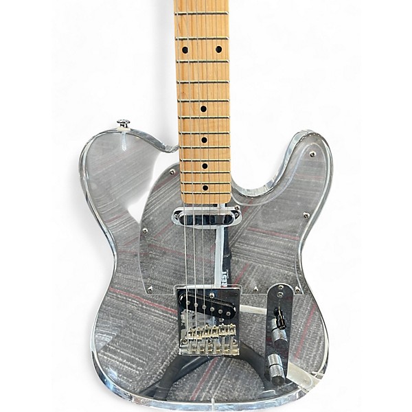 Used Dillon acrylic single cut Clear Solid Body Electric Guitar