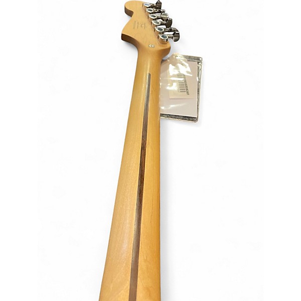 Used Squier CYCLONE Autumn Blaze Metallic Solid Body Electric Guitar