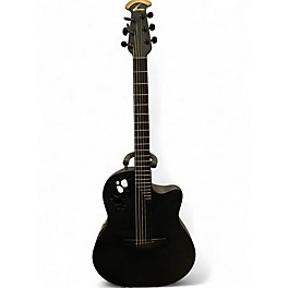 Used Ovation 1868T MATTE BLACK Acoustic Electric Guitar