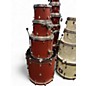 Used Ocdp 4 Piece 4 PIECE DRUM KIT RED Drum Kit thumbnail