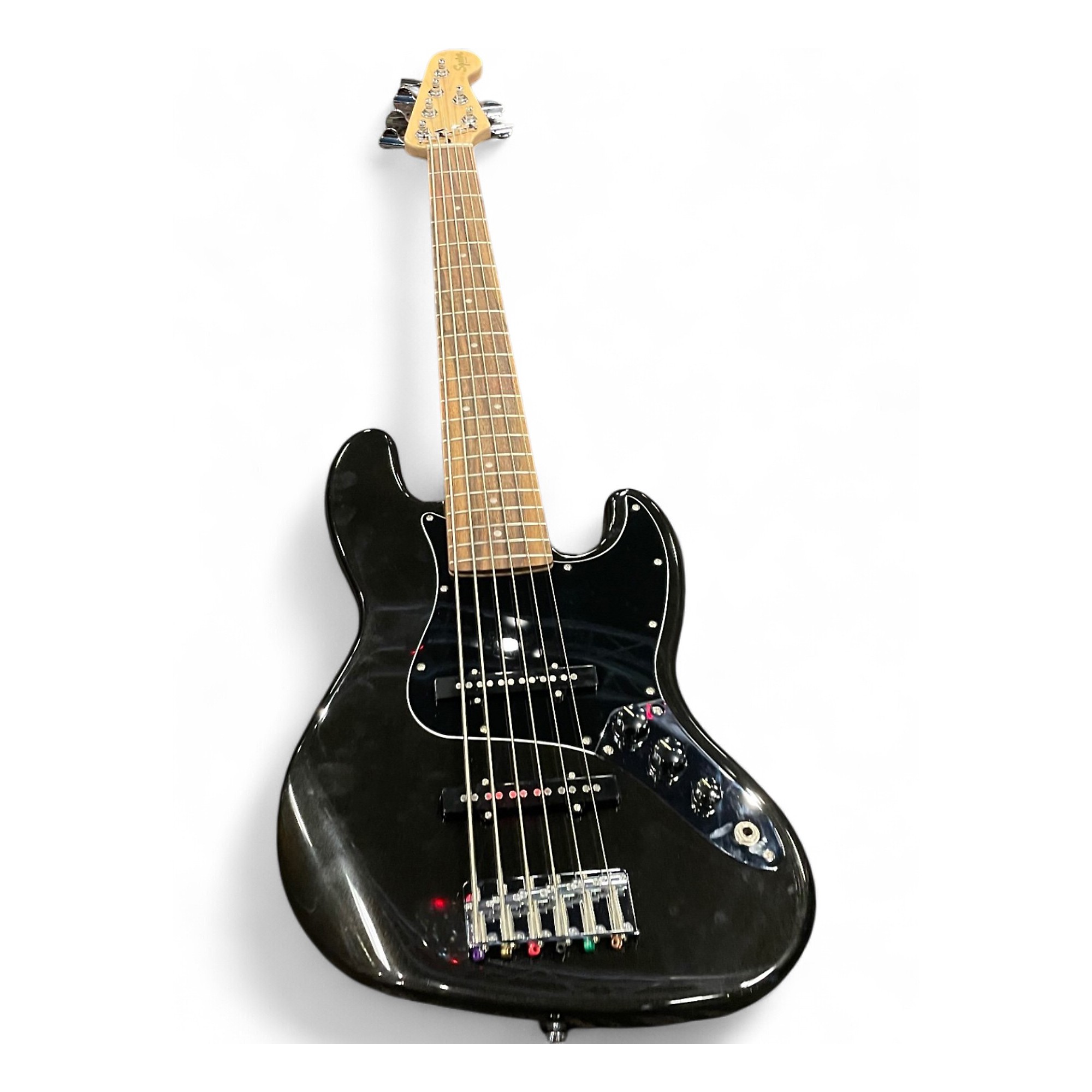 【9925】 Squire JAZZ BASS PR839 アクティブ ブラック Squier Affinity Series Active Jazz Bass V Black Metallic