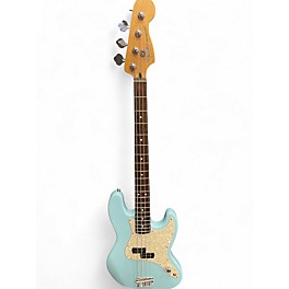 Used Fender Mark Hoppus Signature Jazz Bass blue Electric Bass Guitar