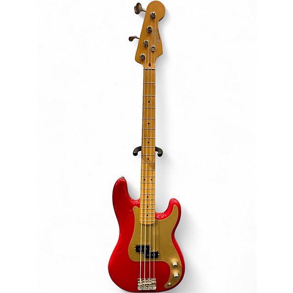 Used Fender Vintera 50s Precision Bass Dakota Red Electric