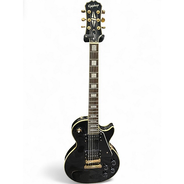 Used Epiphone Les Paul Custom BLACK Solid Body Electric