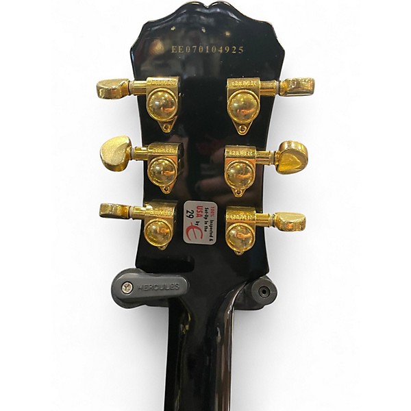 Used Epiphone Les Paul Custom BLACK Solid Body Electric Guitar