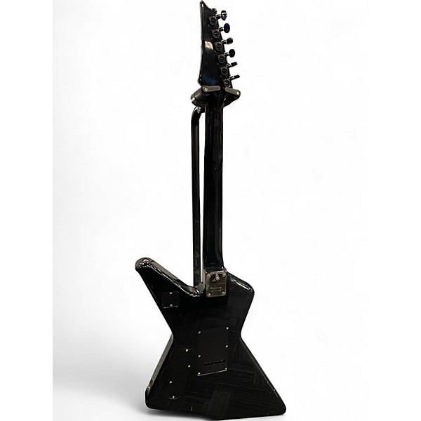 Vintage 1984 Ibanez DT280BW Black and White Solid Body Electric Guitar