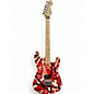 Used EVH Striped series red with black and white red Solid Body Electric Guitar thumbnail
