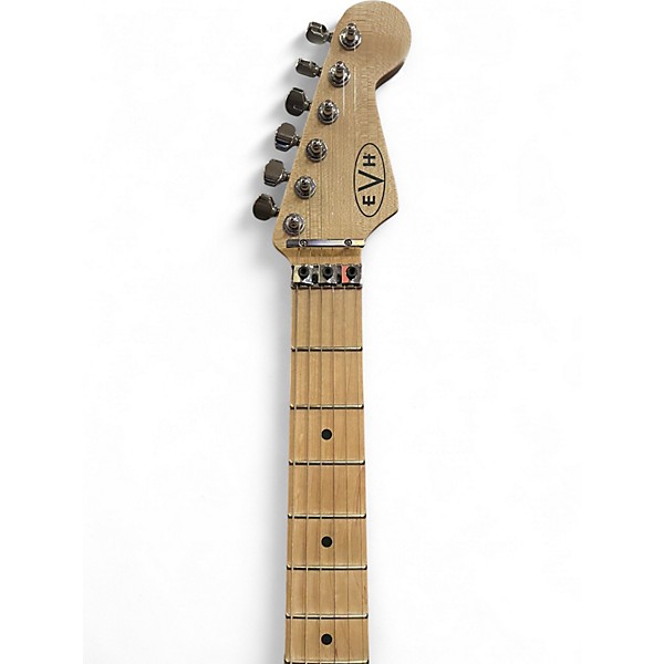 Used EVH Striped series red with black and white red Solid Body Electric Guitar