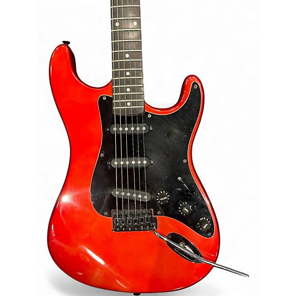 Used Hondo 760 Fame Series Red Solid Body Electric Guitar