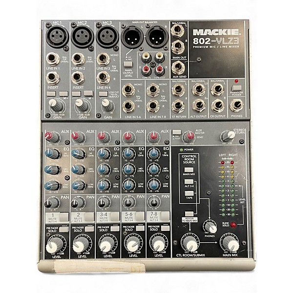 Used Mackie 802VLZ3 Unpowered Mixer