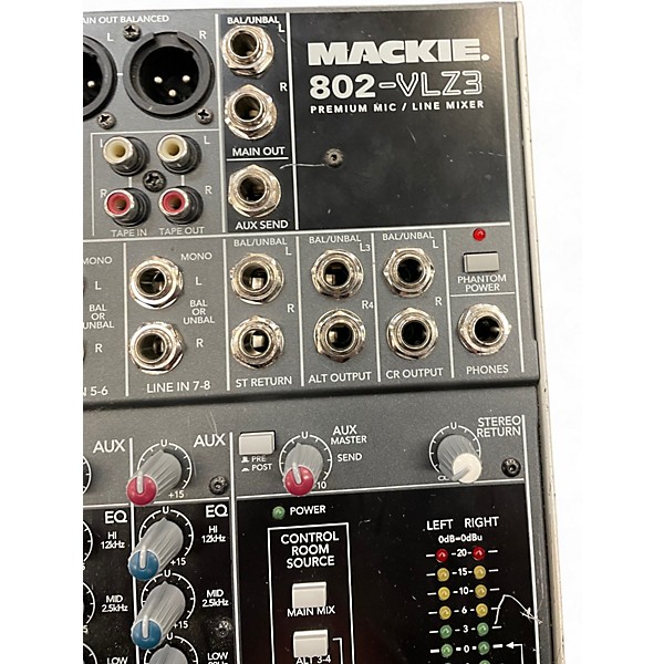 Used Mackie 802VLZ3 Unpowered Mixer