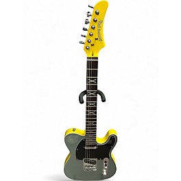 Used HardLuck Kings Southern Belle Gunmetal Gray Solid Body Electric Guitar